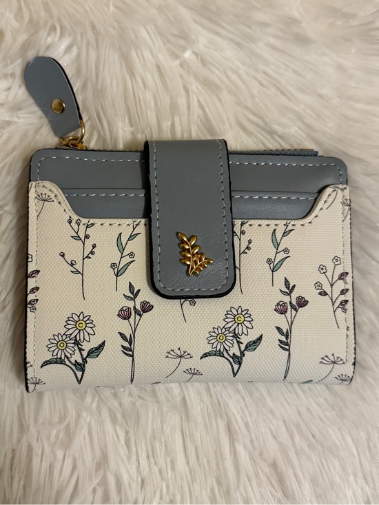 Handbags - Blue Floral Wallet NWOT